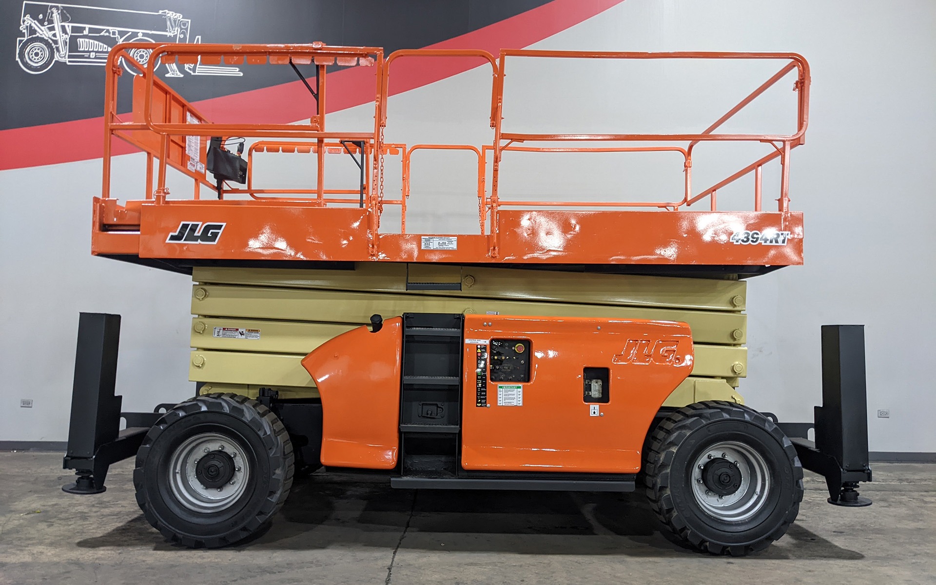 2008 JLG 4394RT Stock # 10485 for sale near Cary, IL | IL JLG Dealer